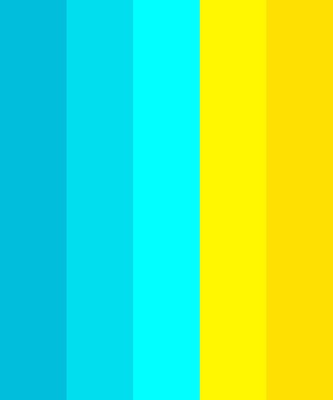 Aqua Marine Color, Aqua Yellow Color Palette, Turquoise Yellow Color Palette, Aqua Orange Color Palette, Yellow And Aqua Color Palette, Red Yellow Aqua Color Palette, Aqua Color Palette, Studio Pilates, Yellow Pantone