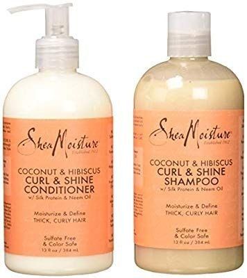 Shea Moisture Shampoo, Shea Moisture Coconut, Cheap Shampoo, Aveda Shampoo, Coconut Hibiscus, Thicker Healthier Hair, Coconut Shampoo, Good Shampoo And Conditioner, Shampoo And Conditioner Set