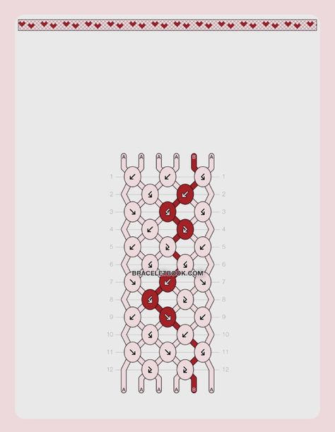 Bracelet Patterns Four Strings, French Bracelet Pattern, X And O Bracelet Pattern, Friendship Bracelet Patterns For Boyfriend, Cute Easy Bracelet Patterns, East Bracelet Pattern, Friendship Bracelet Patterns Beginner, Star Pattern Bracelet, Friendship Bracelets Template