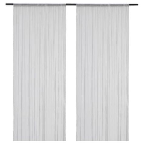 White Sheers, Hemnes Bookcase, Curtains Without Sewing, Garden Room Ideas, White Blinds, Recycling Facility, Curtain Length, Net Curtains, White Bookcase