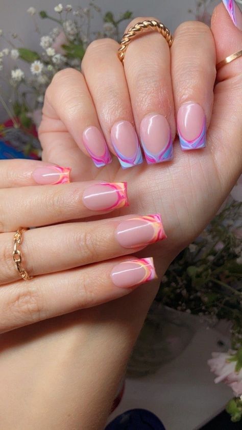 pink nails pink nail designs pink summer nails pink gel nails pink nail ideas pink and white nails pink tip nails pink ombre nails pink acrylic nails pink and white ombre nails pink fall nails pink and blue nails pink nail art pink glitter nails pink and orange nails summer pink naile pinks nails pink nail pink tipped nails pink acrylic nail pink and white ombre nail pink french tip nail french tip nails nail how to nails Almond Shape Nails Summer, Marble French Tip, Almond Nails Pink, Pink Tip Nails, Colored Nail Tips, Pink Summer Nails, Nails Orange, French Tip Press On Nails, Purple Set