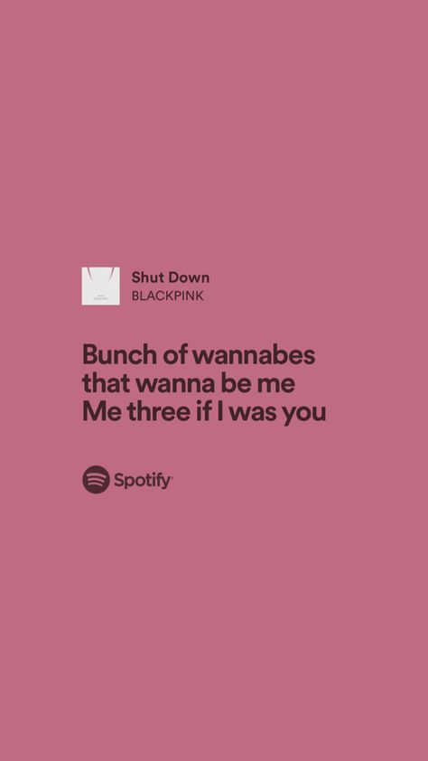 Pink Lyrics Aesthetic, Black Pink Lyrics, Blackpink Spotify, Shut Down Blackpink, Crazy Lyrics, Pink Lyrics, Music Quotes Deep, Pink Song Lyrics, Rap Verses