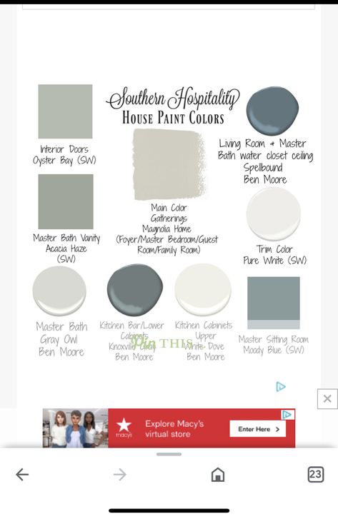 Oyster Bay Interior Doors, Oyster Bay Bathroom, Striped Bathroom Walls, Creek Ideas, Master Bath Vanity, Fall Creek, Paint Color Inspiration, Grey Doors, Comfort Gray