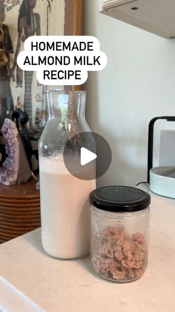 @veganchallenge4u on Instagram: ""GET The Complete Plant Based Cookbook - Over 200+ Delicious Vegan Recipes Including 30-day Meal Plans" =>> LINK IN BIO 🔗 @veganchallenge4u  Homemade Almond Milk Recipe:   By: @Tashahnicole  Exactly 1 year ago I unknowingly sprung myself into the controversial world of Almond Milk. I had no idea so many people loved and despised almond milk! I still think non-dairy milk alternatives are a great option and encourage more people to switch it up sometimes! Do what works for you! Coconut milk is my current fave!  And yes, I know, peel the almonds! I tried it! Love it, but it takes too much time 🫣  What’s your favorite plant based milk?  1 cup of almonds soaked for at least 4hrs (peel the almonds for a smoother consistency) 3-4 cups of water 1 tsp vanilla (ext Skimmed Milk Recipes, Recipes Using Almond Milk, Diy Almond Milk, Almond Milk Recipes Homemade, Almond Milk Creamer, Almond Milk Recipe, Vegan Plan, Coconut Milk Smoothie, Make Almond Milk