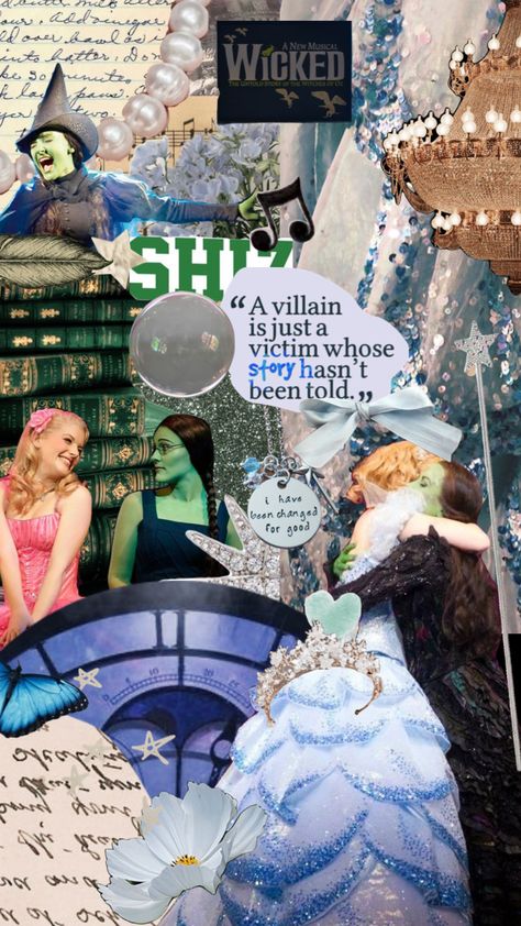 #wicked Shrek The Musical Wallpaper, Wicked Wallpaper Iphone Aesthetic, Wicked The Musical Aesthetic, Musical Theater Wallpaper, Wicked Musical Aesthetic, Wicked Background, Musicals Wallpaper, Wicked Fiyero, Wicked Aesthetic