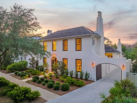 Rosemary Beach Homes, Beach Architecture, Rosemary Beach Florida, Architecture Sketchbook, Tiny Cottage, Minimal House Design, Beach House Design, Rosemary Beach, Beach Condo