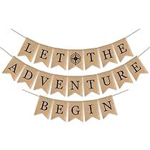 Mantle Fireplace, Gold Glitter Banner, Travel Baby Showers, Travel Party Theme, Retirement Party Decorations, Let The Adventure Begin, Adventure Theme, Travel Theme Wedding, Baby Shower Party Supplies