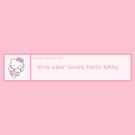 Hello Kitty Captions Instagram, Pink Word Aesthetic, This User Loves Hello Kitty, Hello Kitty Love Aesthetic, Hello Kitty Poster Prints, This User Aesthetic, This User Loves Cats, Pink Hello Kitty Widget, Hello Kitty Reminder Icon