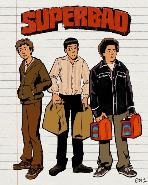 me whenever i'm not watching superbad (2007): man i wish i was watching superbad (2007) rn #superbad #fanart #michaelcera #christophermintzplasse #jonahhill #sethrogen #mclovin #superbadmovie Mclovin Superbad, Superbad Movie, Michael Cera, Seth Rogen, I Wish I Was, Motion Picture, Live Action, Movies Showing, Art Tutorials