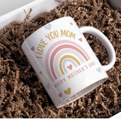 Mothers day gift, gift for Mom, Personalised Mug, mother's day present, Rainbow mug for mom, customised, Mom gift, gift for her, coffee cup Mothers Day Mug Ideas, Decor Closet, 10 Mayo, Small Business Design, Rainbow Mug, Mug For Mom, Mom Funny, Mug Template, Ideas Vintage