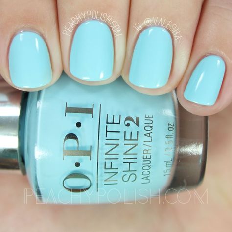 nails.quenalbertini2: OPI Infinite Shine Breakfast At Tiffany’s Collection Swatches & Review | Peachy Polish Teal Nail Polish, Tiffany Blue Nails, Peach Nail Polish, Teal Nails, Peach Nails, Opi Infinite Shine, Polish Art, Awesome Nails, Nail Polish Art