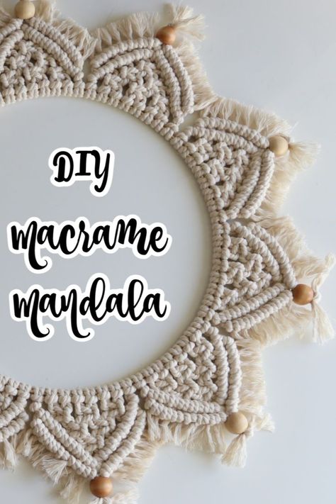 Circular Macrame Tutorial, Diy Macrame Mandala, Macrame Spider Web Diy, Christmas Macrame Wall Hangings, How To Make Macrame Wall Hangings, How To Make Macrame, Free Macrame Patterns For Beginners, Macrame Patterns Tutorials Wall Hangings, Macrame Diy Beginners