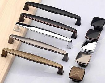 Dark Bronze Cabinet Hardware, Silver Kitchen Hardware, Antique Kitchen Cabinets, Silver Dresser, Kitchen Cabinet Door Handles, Dresser Drawer Pulls, Cabinet Remodel, New Kitchen Cabinets, Kitchen Cabinets Makeover