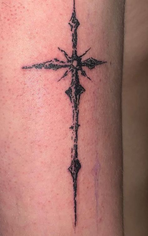 Peacock Tattoo Designs, Cross Aesthetic, Tattoo Cross, 42 Tattoo, Peacock Tattoo, Sigil Tattoo, Galaxy Tattoo, Handpoke Tattoo, Muster Tattoos