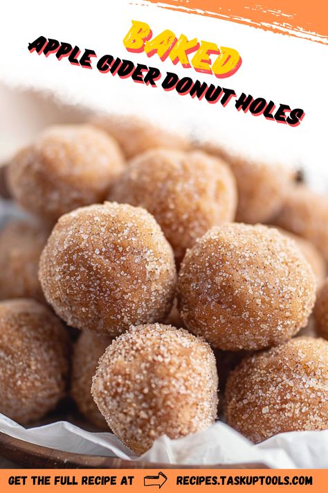 Indulge in the ultimate fall treat with these delectable Baked Apple Cider Donut Holes. Bursting with warm spices and the rich flavors of apple cider, these bite-sized delights offer a guilt-free way to savor the season. Perfectly baked for a fluffy texture and glazed to perfection, they are ideal for cozy gatherings or a sweet snack any time of day. Discover the joy of homemade treats that bring comfort and nostalgia to your kitchen. Try this easy recipe and elevate your autumn baking game Apple Cinnamon Donut Holes, Apple Cider Donut Holes, Apple Cider Donuts Baked, Autumn Baking, Cinnamon Donuts, Baking Games, Fluffy Texture, Donut Holes, Baked Apple