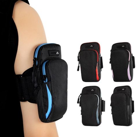 6.5 Inches Sports Bag Armband Case Gym Fitness Running Arm Band Bag Cover Jogging Workout Pouch for Mobile Phone Key Money Card Running Arm Band, Mobile Pouch, Cell Phone Purse, Outdoor Fitness, Sport Armband, Money Cards, Bag Cover, Phone Purse, Handbag Wallet