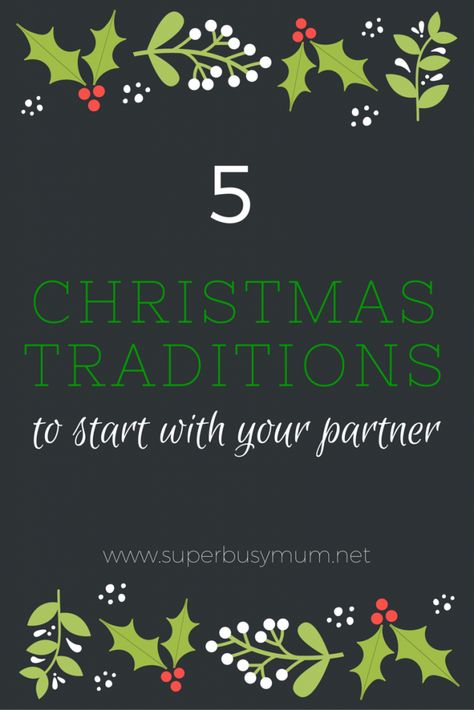 This post is about 5 Christmas traditions to start with your partner. Traditions To Start With Boyfriend, First Christmas Together Traditions, Christmas Traditions For Newlyweds, Couples Christmas Eve Box Ideas, Christmas Eve Traditions For Couples, Newlywed Christmas Traditions, New Year’s Eve Traditions For Couples, 1st Christmas Together Couple, Christmas Day Traditions Couples