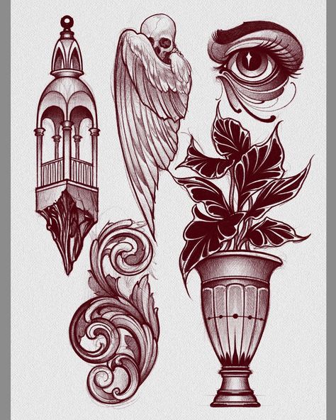 Neo Tattoo, James Smith, Drawing Tattoo, Spooky Tattoos, Sketch Tattoo Design, Sketch Tattoo, Tattoo Portfolio, Tattoo Project, Tattoo Illustration