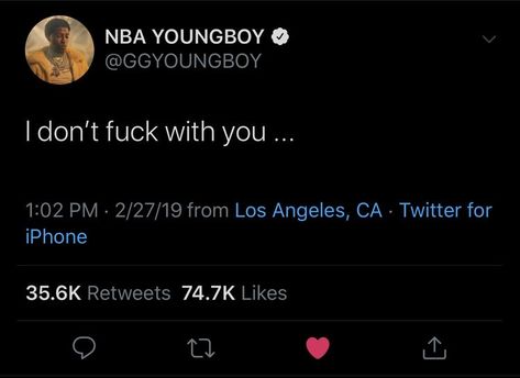 nba youngboy Yb Tweets, Youngboy Quotes, Relationship Paragraphs, Thug Quotes, Paragraphs For Him, Rapper Quotes, Nba Youngboy, Doing Me Quotes, Boy Quotes