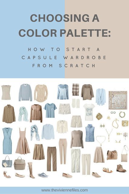 How to start a capsule wardrobe from scratch by choosing a color palette Wardrobe From Scratch, How To Have Style, Build A Capsule Wardrobe, Mode Tips, Capsule Closet, Fashion Capsule Wardrobe, Travel Capsule, Minimalist Capsule Wardrobe, Wardrobe Planning