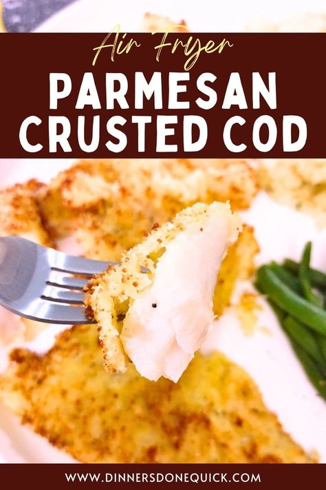 🔥 Say bye-bye to soggy fish fillets and hello to crispy, flaky parmesan crusted cod thanks to one simple kitchen gadget - the air fryer! 🍽️ Pin it now for dinner tonight! #DinnersDoneQuick #CodRecipes #ParmesanCrustedCod #ParmesanCrustedCodinAirFryer #ParmesanCrustedCodFishRecipes #FishRecipes #Cod #CodFish #CodFishRecipes #HowtoCookCod #CodFilletRecipes #CodinAirFryer #HowtoCookCodFillets #CodRecipesAirFryer #SeafoodRecipes How To Cook Cod, Parmesan Crusted Cod, Cod Fillet Recipes, Crusted Cod, Cod Fish Recipes, Family Breakfast Recipes, Cod Recipe, Boxed Mac And Cheese, Lent Recipes