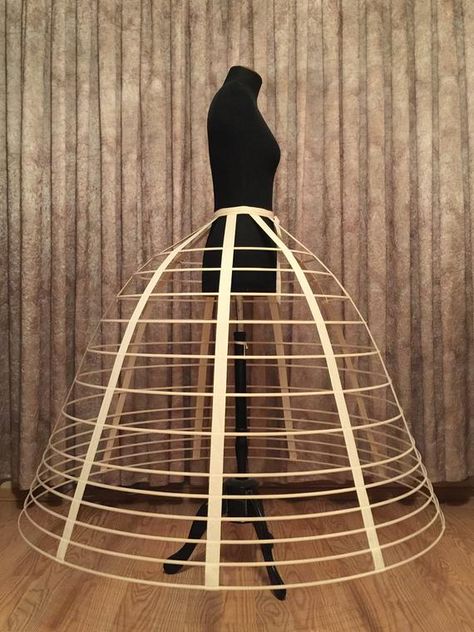 Cage Hoop Skirt, Victorian Crinoline, Catwalk Makeup, Black Rider, Recycled Dress, Cinderella Costume, Hoop Skirt, Paper Dress, Recycled Fashion