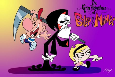 Mandy The Grim Adventures, Scarecrow Drawing, Billy And Mandy, 2000s Tv Shows, Grim Adventures, 90s Tattoos, Cartoon Network Art, Old Cartoon Characters, Nostalgic 90s