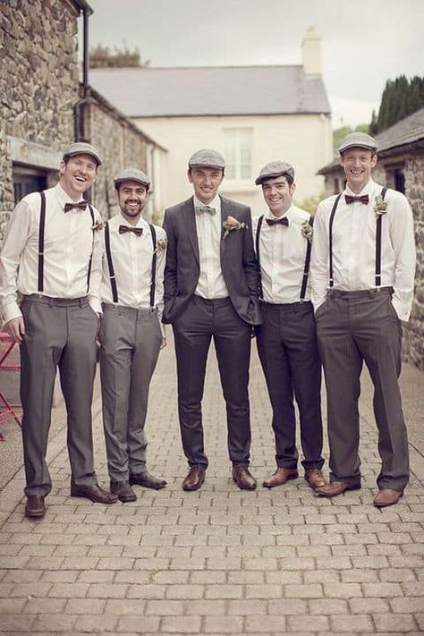 16 Ways To Wear A Suit To Your Wedding Instead of a Tux Groom Attire Vintage, Vintage Wedding Groom, Vintage Groom, Mens Wedding Attire, Vintage Wedding Theme, Groom Looks, Wedding Groomsmen, Groomsmen Attire, Vintage Inspired Wedding