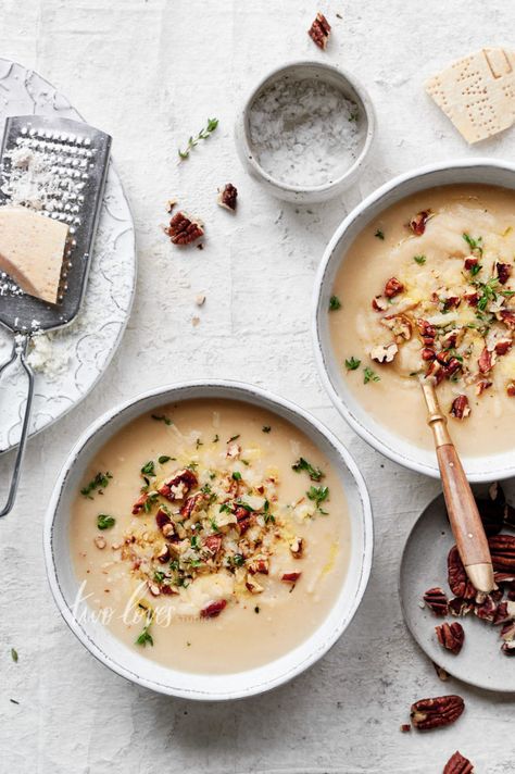 Blueberry Galette, Food Shots, Hot And Sour Soup, Food Photoshoot, Sour Soup, Poached Pears, Food Photography Inspiration, New York Cheesecake, Cauliflower Soup