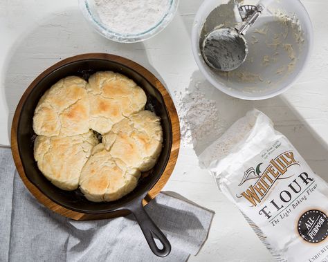 Recreate the magic of Karl Worley's Nashville breakfast spot, Biscuit Love, with his extra flaky Family Reserve Biscuits. Nashville Breakfast, White Lily Flour, White Lily, White Lilies, Baking Flour, Biscuit Recipe, Baking Tips, Baking Pans, Baked Goods