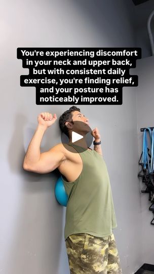 1.1K views · 1.8K reactions | Struggling with neck pain, upper back pain ?

Admittedly, maintaining good posture is a challenge for many of us. Our modern lifestyle often involves activities that encourage looking down, whether it’s using smartphones, sitting at desks, or engaging in various tasks throughout the day.

To offset our frequent forward posture, it’s crucial to incorporate exercises that stretch the chest muscles and promote spinal extension.

Follow for more!
Leave a comment below with the phrase PAIN FREE, and I’ll provide you with the workout guide from the initial module of my program at no cost. Let’s team up to tackle that back pain together! 

#postureexercise #improveposture #neckpain #decreaseneckpain #improveneckpain #upperbackpain #headaches #headacherelief #viral #n Therapy Exercises, Back Relief, Physical Therapy Exercises, Posture Exercises, Upper Back Pain, Chest Muscles, Organized Life, Headache Relief, Carpal Tunnel