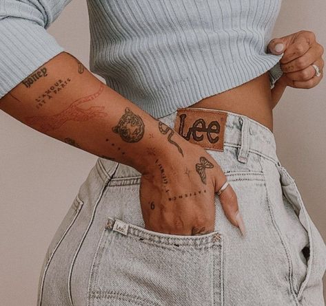 Handle With Care Tattoo, Hand Tats, Writing Tattoos, Awesome Tattoos, Dainty Tattoos, Handle With Care, Aesthetic Tattoo, Feminine Tattoos, Dope Tattoos