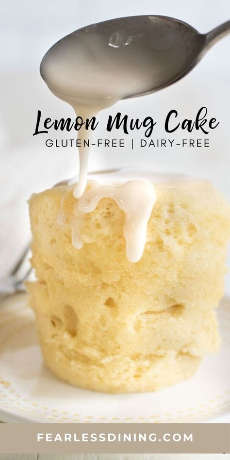 Microwave Mug Recipes, Gluten Free Mug Cake, Lemon Mug Cake, Microwave Cake, Healty Dinner, Keto Mug Cake, Recetas Keto, Mug Recipes, Gluten Free Cake