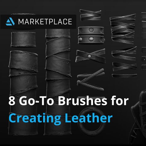 How To Draw Leather Texture, Leather Texture Drawing, Leather Sculpting, Texture Study, Zbrush Tips, Blender Character Modeling, Textures Painting, Leather Tutorial, Sculpting Tutorials