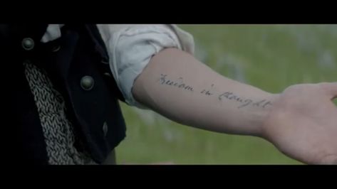 Freedom In Thought Tattoo, Emily Bronte Tattoo, Thought Tattoo, Colors Of The World, Emily Brontë, Emily Bronte, Future Ideas, World Of Color, Tiny Tattoos