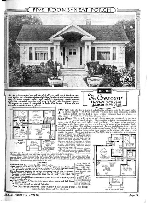 Sears House Plans, Sears House, Sears Catalog Homes, Sears Homes, Sears Kit Homes, Craftsman Bungalow House Plans, Craftsman Style Bungalow, House Village, Housing Ideas