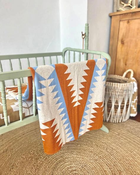 We are obsessing over these adorable baby blankets! They are now up on our website for pre order!🤠♠️🌵👶🏻 Blue Terracotta, Bed In Living Room, Office Rug, Adorable Baby, Baby Blankets, Western Fashion, Sectional Sofa, Cream Color, Baby Blanket