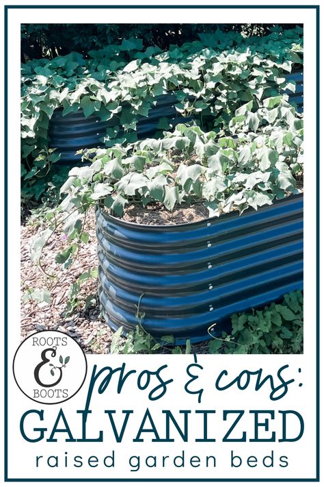 Metal Garden Beds Corrugated, Raised Garden Beds Diy Galvanized, Raised Bed Metal, Corrugated Metal Raised Garden Beds Diy, Unique Gardening Ideas, Garden With Metal Raised Beds, Raised Garden Galvanized Steel, Planter Boxes Metal, Metal Raised Garden Beds Diy