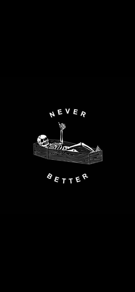 Never Better, A Skeleton, White Photo, Skeleton, Black And White, White, Black