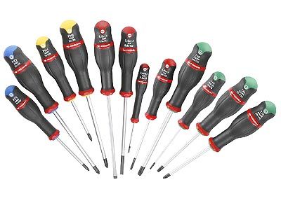 Screwdrivers & Bits Gray Hex, Ultimate Garage, Hand Tool Sets, Apt Ideas, Phillips Screwdriver, Screwdriver Bits, Garage Equipment, Screwdriver Set, Steel Design