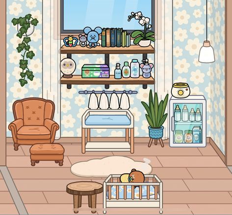 Toca Boca Room Ideas Modern Mansion Nursery, Toca Boca Room Ideas Nursery, Nursery Ideas Toca Boca, Nursery Toca Boca, Toca Boca Nursery Ideas, Toca Boca Nursery, Baby Room Toca Boca, Toca Boca Baby Room Ideas, Room Ideas Toca Boca