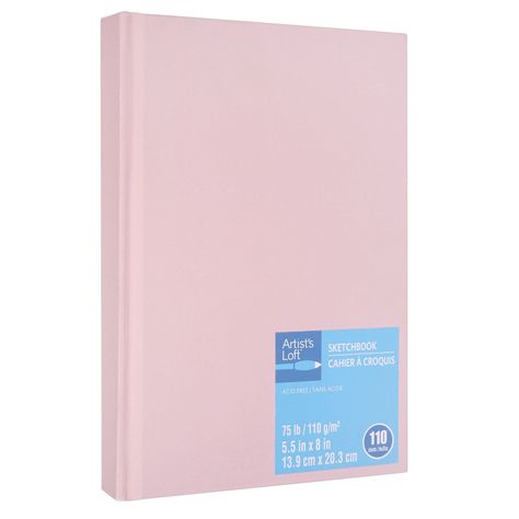 PRICES MAY VARY. Get creative by designing stunning sketches or funny doodles in this light pink sketch journal. Personalize it with cool embellishments to add colorful character. Light pink. 5.5” x 8” (13.97cm x 20.32cm). 110 sketch sheets. Hardcover. Get creative by designing stunning sketches or funny doodles in this light pink sketch journal. Personalize it with cool embellishments to add colorful character. Pink Sketch, Hello Kitty Birthday Theme, Paper Sketch, Artist's Loft, Pink Notebook, Sketch Journal, Small Journal, Drawing Journal, Sketch Paper