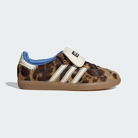 adidas Wales Bonner Samba Pony Leo Low Shoes - Brown | Unisex Lifestyle | adidas US Leopard Adidas, Adidas Leopard, Chanel Ballerina, Football Silhouette, Samba Shoes, English Fashion, Lucky Blue, Dr Shoes, Wales Bonner