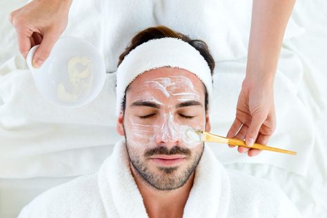 Mens Facial, Facial Contouring, Male Grooming, Homemade Face Masks, Cosmetic Procedures, Facial Scrubs, Facial Massage, Beauty Spa, Spa Treatments