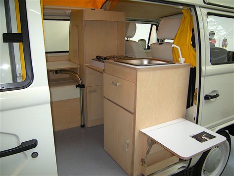 T2 Camper Interior, Vw Camper Interior, T3 Interior, Kombi Interior, Vw T2 Camper, Vw Transporter Camper, Vw T3 Camper, Camper Furniture, Vw Transporter Van