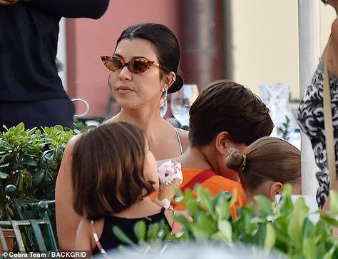 Family holiday: Kourtney has been enjoyed a lovely trip travelling around Italy with her family Portofino Italy, The Kardashians, Keeping Up With The Kardashians, Kourtney Kardashian, Family Holiday, Travel Around, Italy, Couple Photos