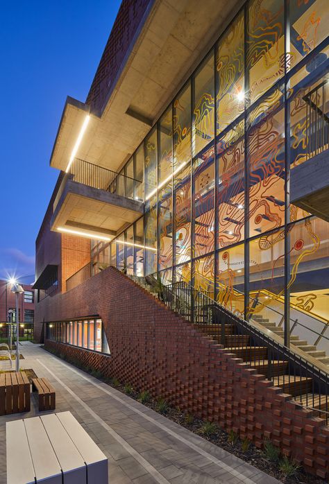 Gallery of Curtin University Midland Campus / Lyons Architects + Silver Thomas Hanley - 6 Curtin University, Campus Design, Colonial History, Public Artwork, Public Realm, Brick Architecture, College Campus, School Building, University Campus