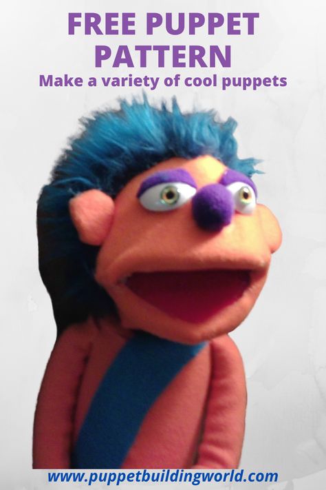 This is is my 3 piece pattern for a simple Muppet-style puppet. With this one pattern, you can make a variety of puppets by changing the eyes, nose, hair and other features. Using inexpensive and easily obtainable 1/2" foam you can make a great puppet. Articles and videos are available at Puppet Building World, too. #Muppet Pattern #puppetpatterns Muppet Pattern, Puppet Patterns Free, Puppet Head Pattern, Foam Puppet, Images Of Halloween, Puppet Building, Ventriloquist Puppets, Halloween Finger, Sheep Crafts