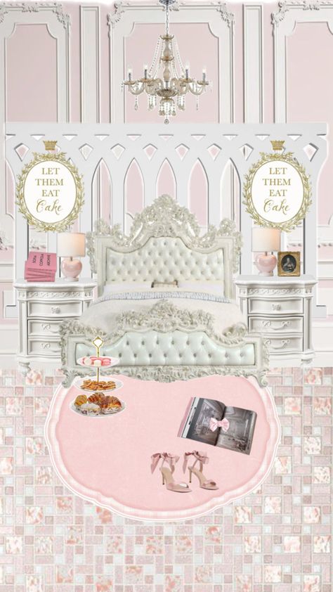 sofia coppola marie antoinette bedroom inspiration marie antoinette king louis bedroom ideas coquette room decor aesthetic vibes pink rooms interior design room design Bedroom Ideas Coquette, Marie Antoinette Bedroom, Sofia Coppola Marie Antoinette, Marie Antoinette Room, Rooms Interior Design, Coquette Room Decor, Rooms Interior, Pink Rooms, Coquette Room