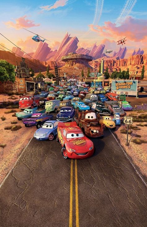 برق بنزين, Disney Cars Movie, Disney Cars Wallpaper, Disney Movie Posters, Cars Disney, Movie Posters Design, Movie Themes, Cars Movie, Disney Pixar Cars